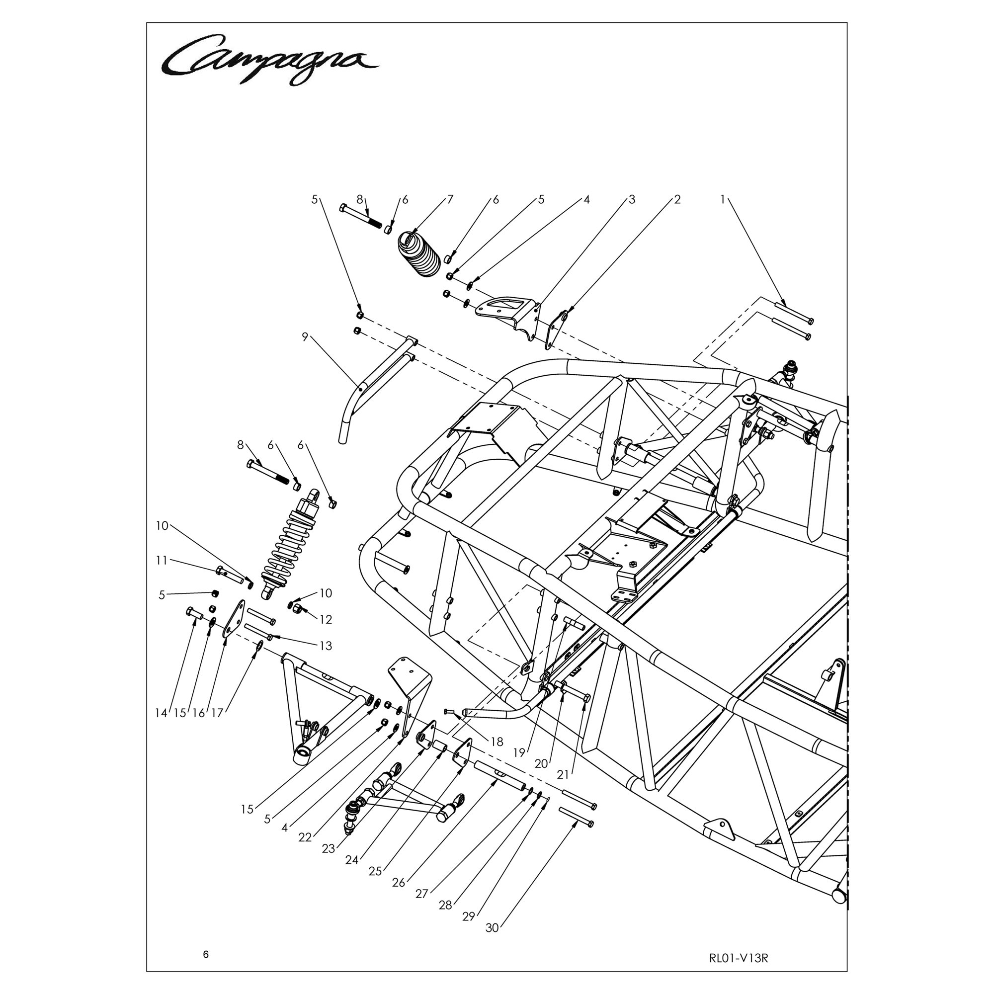 SUSPENSION AVANT ET SUPPORTS