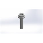 ISA SCREW M6X25-U1-8.8-ZNS3