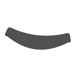 WIND DEFLECTOR DARK GREY