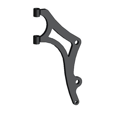 BLACK ZINC RIGHT ENGINE MOUNT